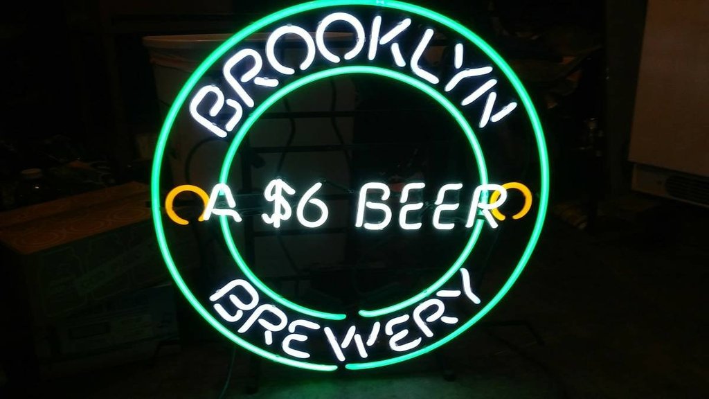 Brooklyn 6 Dollar Beer Neon Sign